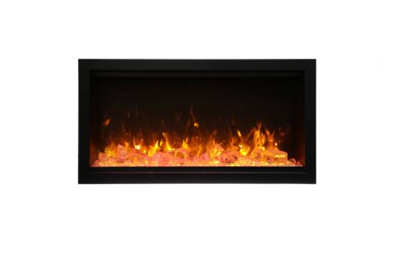 34" Extra Tall Electric Fireplace Built-in SYM-34-XT