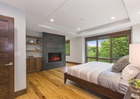 Modern fireplace 38 bespoke bedroom
